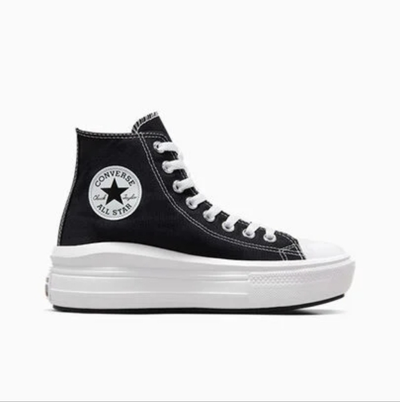 Converse Chuck Taylor All Star Move Women's High Top Shoe Size 7 - Picture 1 of 8